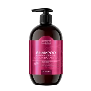 Tashe Professional Onion Booster шашты нығайтуға және өсуін ынталандыруға арналған сусабын.